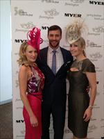 Clare and Jane with Myer's Chris Smith