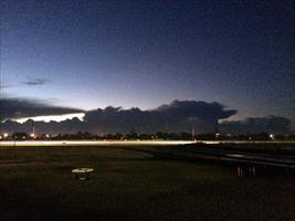 Clouds rolling in over the eastern suburbs