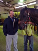 Michael Crismale with Animoso ( Encosta De Lago x Shania Dane ) at Oakridge