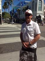 Great to see Andrew Walker out and about in Rodeo Drive LA with the right hat on !!!