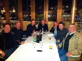 Hawkes Racing tour dinner at the Viaduct Harbour in Auckland