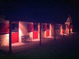 Highgrove Stud at night