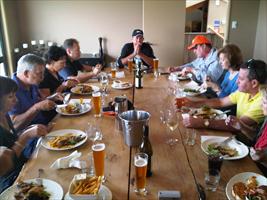 Lunch at The Woodbox in Mystery Creek NZ