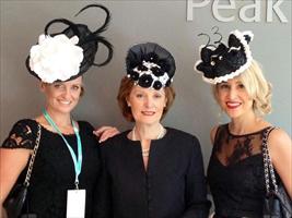 Julie, Jenny and Jane at the Peak Restaurant...