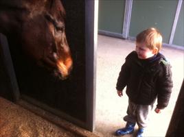 Lachlan with Jamaican Warrior