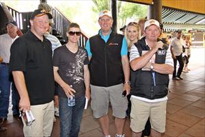 NZ's leading jockey James McDonald with Team Hawkes at the Karaka sales