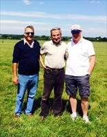 Steve Allam and Michael @Newmarket with English Racing Royalty