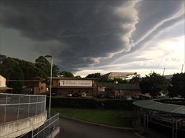 Storm rolling in this afternoon