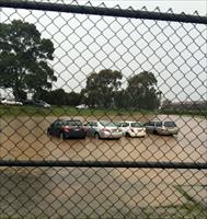 Think some cars are gonna have a nice time getting out of this car park