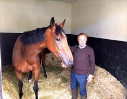 We were lucky enough to visit the yard of Trainer Freddy Head... Pictured here with his Champion filly 'We Are'