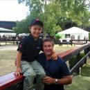 3rd generation Haunui Farm vendor Matthew Chitty with Darren Beadman 3rd generation Haunui Farm vendor Matthew Chitty with Darren Beadman