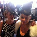 Clare and Vicki at the LEXUS Design Marquee...