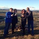 Chris Jenny Jane and Steve enjoying the fire and the beautiful view at the lookout @ Vinery Stud Chris Jenny Jane and Steve enjoying the fire and the beautiful view at the lookout @ Vinery Stud