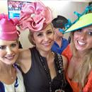 Clare, Jane and Brittney Enjoying the Emirates hospitality on Crown Oaks Day Clare, Jane and Brittney Enjoying the Emirates hospitality on Crown Oaks Day