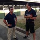 Darren Beadman with Antony Thompson at Magic Millions Sales