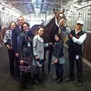 David Healey and family at the stables celebrating Stratford's third win in a row David Healey and family at the stables celebrating Stratford's third win in a row