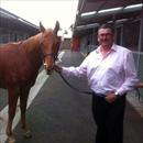 David Reid with flying spur/trissie colt at flemington