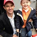 Dwayne Dunn and Lachlan Hawkes at the Melbourne Cup Parade