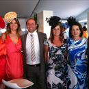 Enjoying the hospitality in the BMW marquee on Magic Millions raceday Enjoying the hospitality in the BMW marquee on Magic Millions raceday