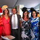 Enjoying the hospitality in the BMW marquee on Magic Millions raceday