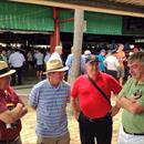 Eric, John, Tony and Lindsey catching up at Magic Millions Sales QLD Eric, John, Tony and Lindsey catching up at Magic Millions Sales QLD