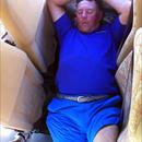 Geoff after golf ... 'in the bunker' Geoff after golf ... 'in the bunker'