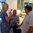 Afternoon at the Hawkes' - Jane Hawkes chats with Dom Sita and Tony Amadei Afternoon at the Hawkes' - Jane Hawkes chats with Dom Sita and Tony Amadei