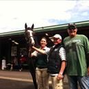 Karaka Sales 2012 ... John with Greg Ingham and his new filly Lot 147 Zabeel x Danelish