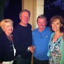 Afternoon at the Hawkes' - Kevin and Geraldine Sheedy and John and Jenny Hawkes