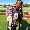 Liam and David Russo with Leebaz after his dominant win at Warwick Farm Liam and David Russo with Leebaz after his dominant win at Warwick Farm