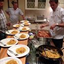 Lunch being prepared