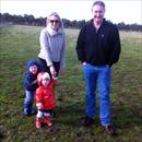 Mark, Jane, Lachlan and Matilda at Makybe Mark, Jane, Lachlan and Matilda at Makybe