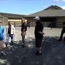 Mark Chitty talking with Team Hawkes... Mark Chitty talking with Team Hawkes...