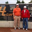 Ned Toffey and Mr B. Wayne Hughes enjoyed their early morning visit to our stables