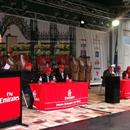 Peter Donogan interviewing Wayne Hawkes,Chris Munce,Dwayne Dunn, Anthony Freedman, Luke Nolan and Kerrin McEvoy