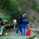 Ron Milne with Blackie (NZ World clay target shooting champion) at Game Gulley Ron Milne with Blackie (NZ World clay target shooting champion) at Game Gulley