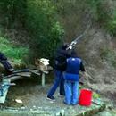 Ron Milne with Blackie (NZ World clay target shooting champion) at Game Gulley