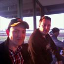 Ryan English and Rod Hamill and Flemington trackwork