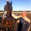 Simon Reid at Flemington jumpouts with Acadie