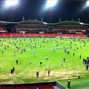 Skoda Stadium after the game... Skoda Stadium after the game...
