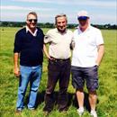 Steve Allam and Michael @Newmarket with English Racing Royalty