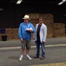 The Master and the apprentice inspecting yearlings (John and Darren Beadman)