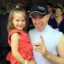 Tommy Berry giving Matilda Hawkes a few tricks . Next generation jockey? Tommy Berry giving Matilda Hawkes a few tricks . Next generation jockey?