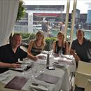 Wayne, Jane, Clare and Michael in Auckland at Euro for lunch ahead of the Ready To Run 2yo sales