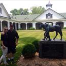 Wayne and Jane enjoying the time in Kentucky @spendthriftfarm