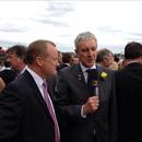 Wayne being interviewed by channel 7's Peter Donagon Wayne being interviewed by channel 7's Peter Donagon