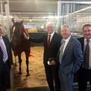 Winners r grinners.The Perth connection (Rob,Nick,Glyn and Wayne) with their champ #entirelyplatinum @rosehillgardens