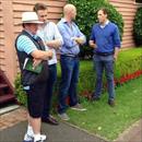 Yearling inspections at the Sydney Easter Sales with Campbell Duncan, Ben Ingham and Andy Williams Yearling inspections at the Sydney Easter Sales with Campbell Duncan, Ben Ingham and Andy Williams