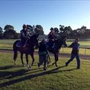 Young ones on their way to barrier practice